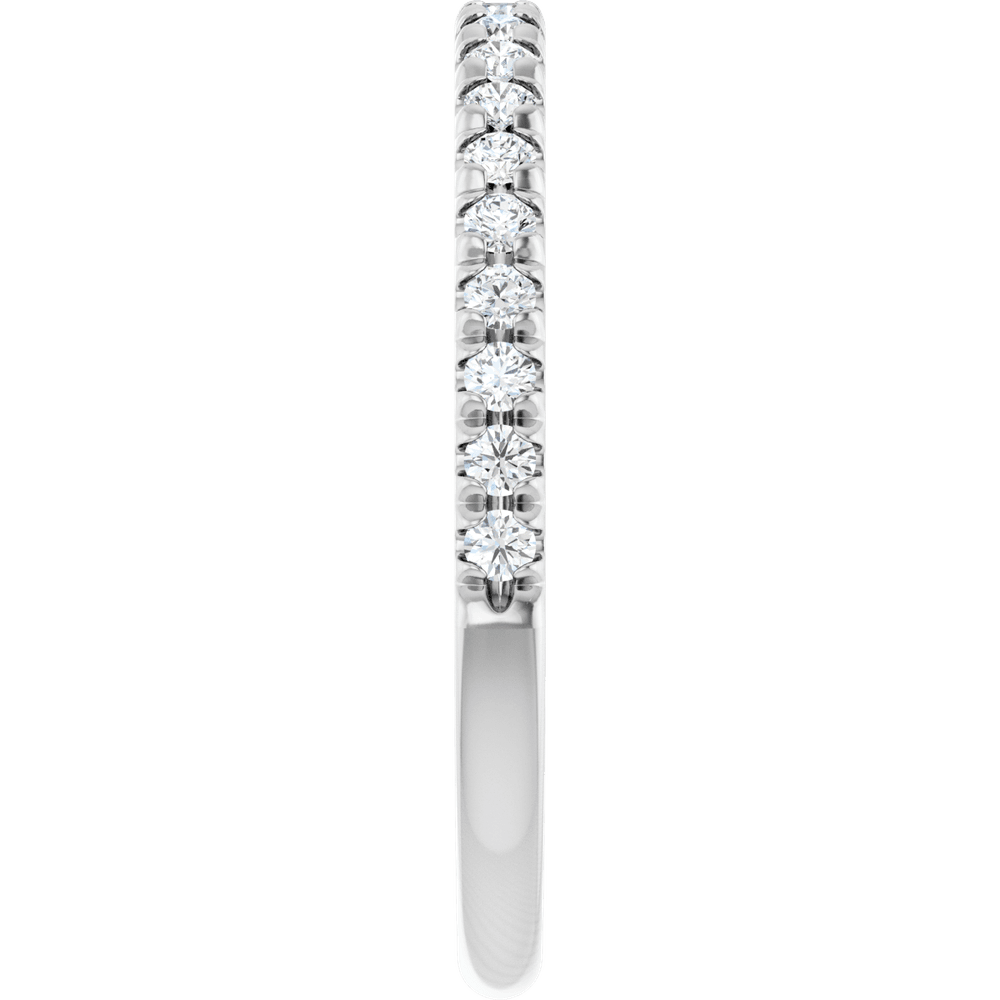 1/4 CTW Natural Diamond French-Set Anniversary Ring 14K Yellow Gold