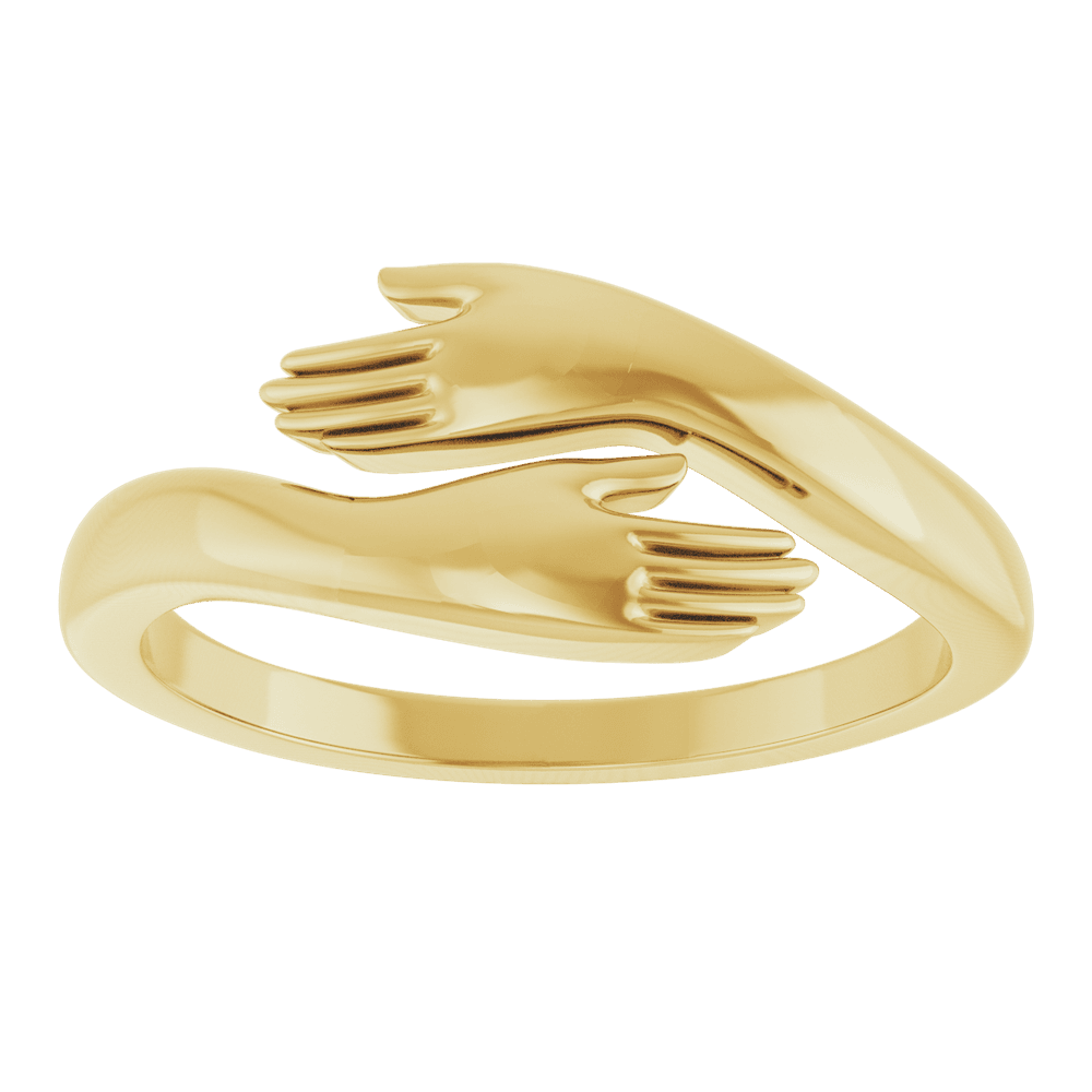 GC Amore Hug Ring | Solid 14K Yellow Gold
