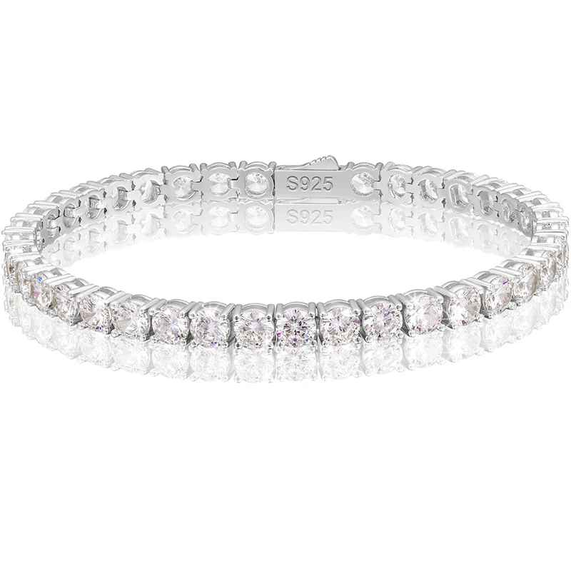 L'Éclat Tennis Bracelet with 5mm Moissanite Stones