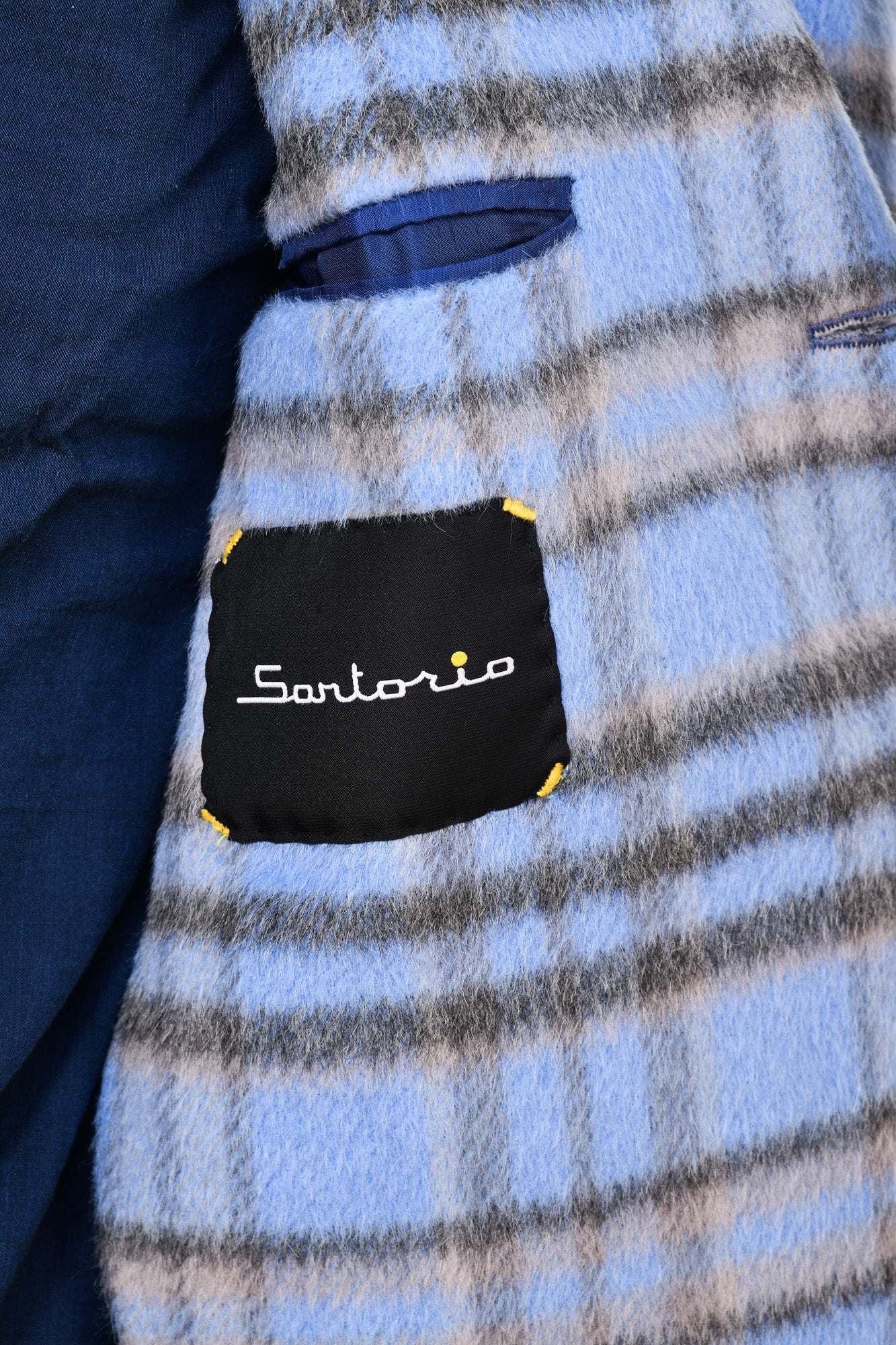 Sartorio Plaid Alpaca-Wool Sport Jacket