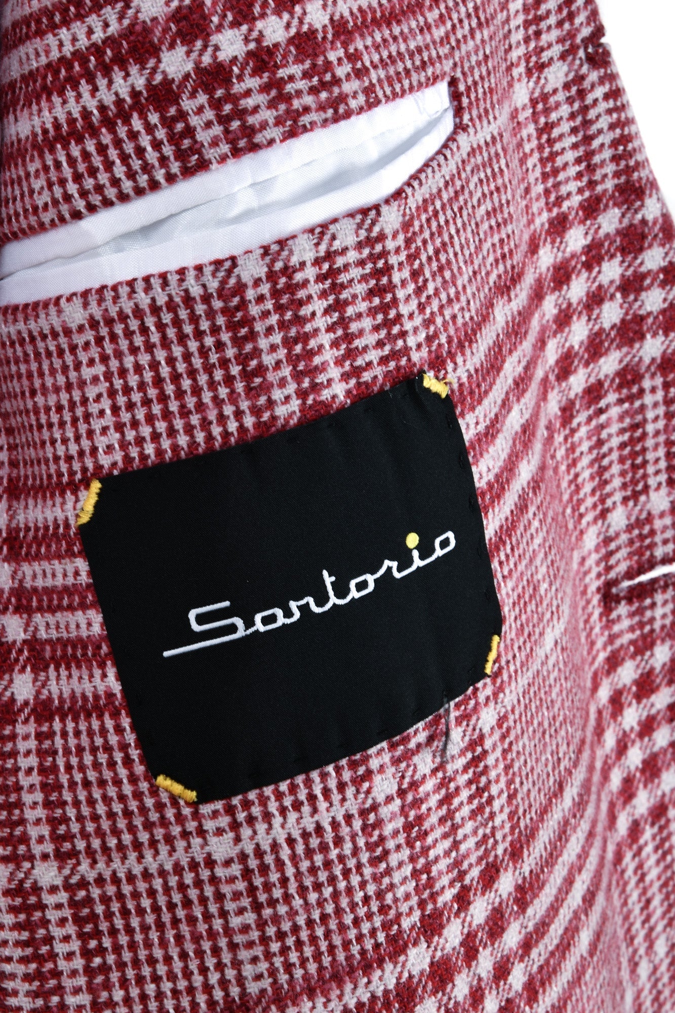 Sartorio Glen Check Plaid Virgin Wool-Silk Sport Jacket
