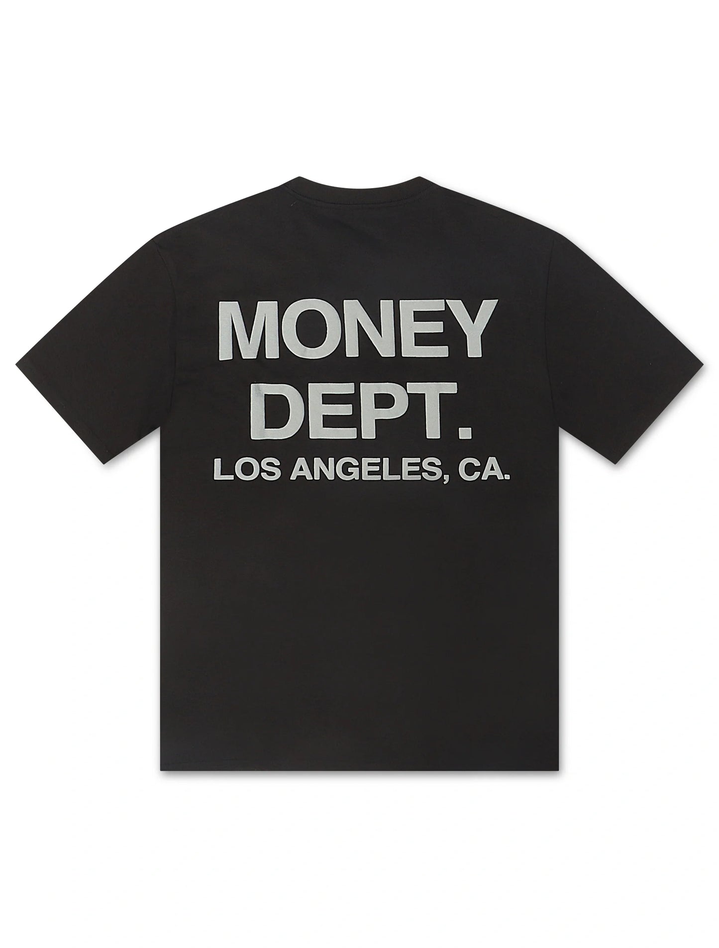 Money Dept. Los Angeles Puff Print Tee - Black/Gray