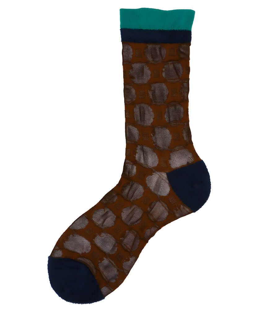 Alto Milano Marrone Selena Short Socks