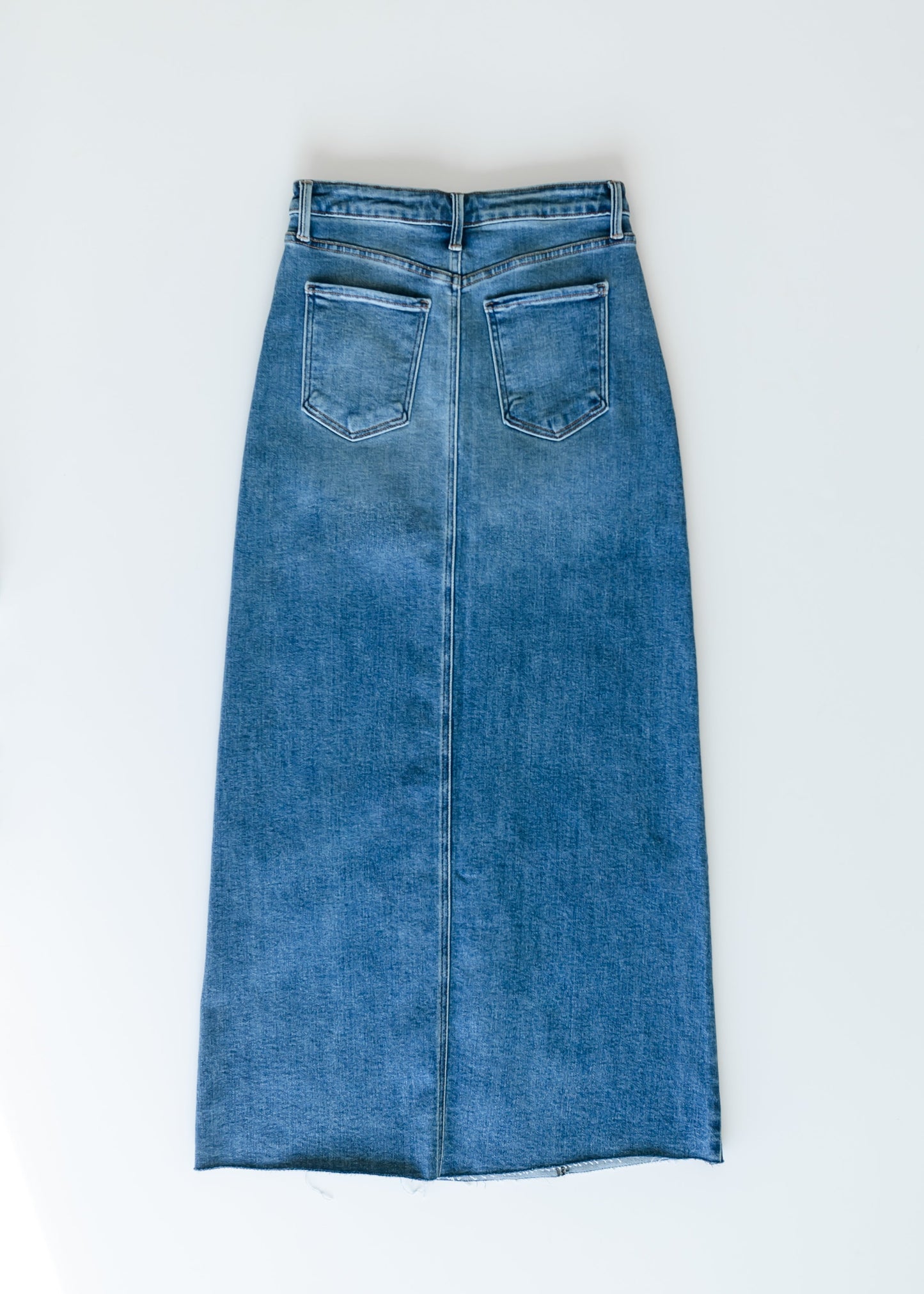 Lee A-Line Raw Hem Maxi Skirt - FINAL SALE