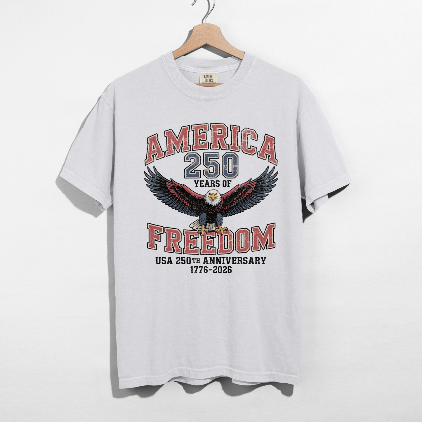 USA 250th Anniversary 1776β2026 Patriotic Graphic Shirt | Vintage Americana