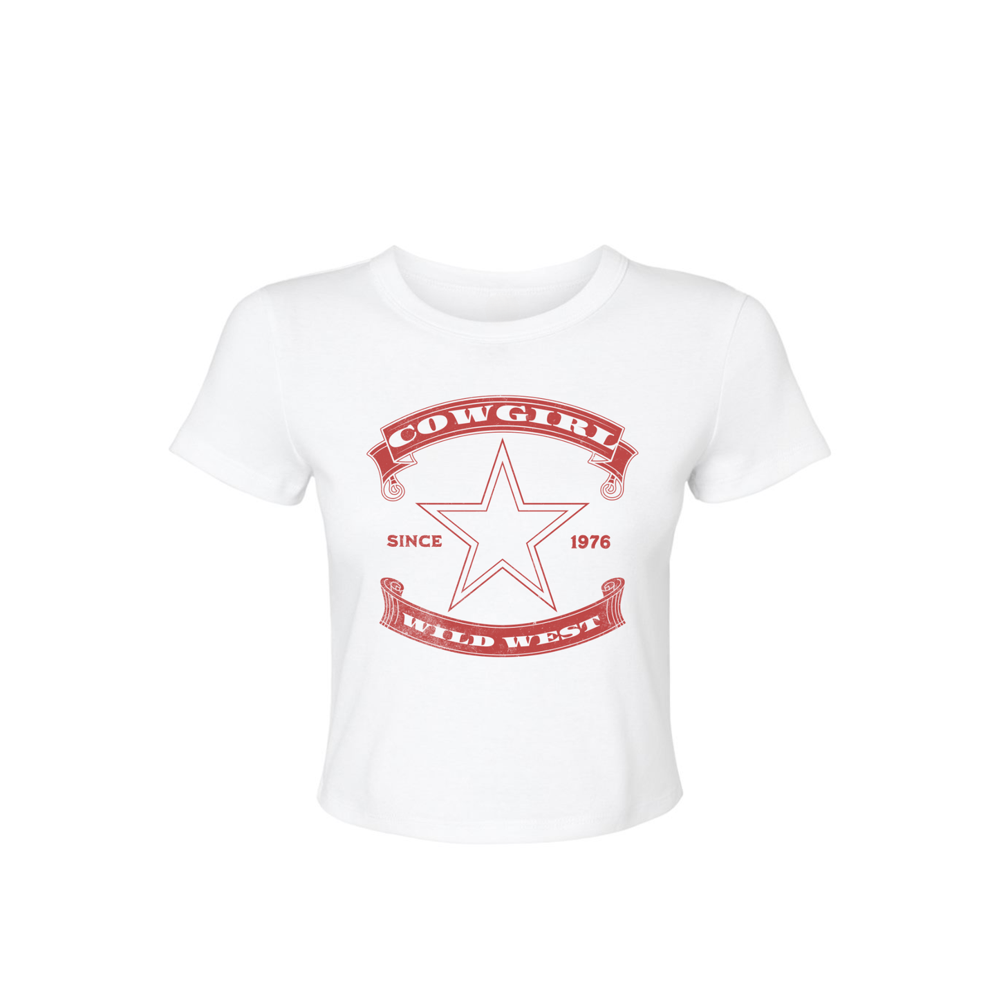 Cowgirl Wild West Crop Tee β Vintage Western Graphic Shirt | Country Concert Outfit