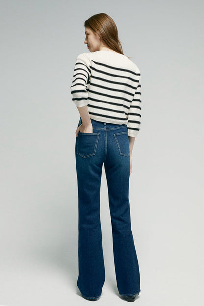 Barbara High Rise Bootcut Jeans HJ004