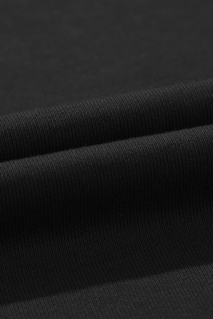 Solid Tied High-Waist Pleated Sweatpants