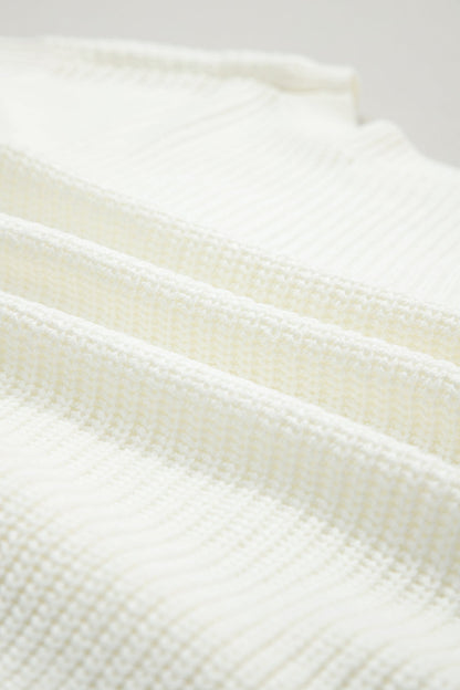 Western Horseshoe Crochet Short Sleeve Sweater