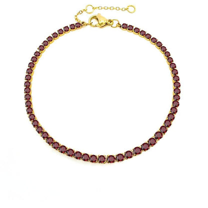 Éclat de Naissance  Personalized Birthstone Tennis Bracelet