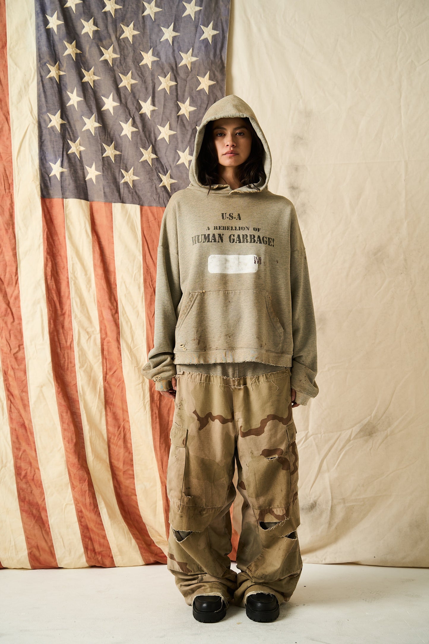 "REBELLION OF HUMAN GARBAGE!" HOODIE