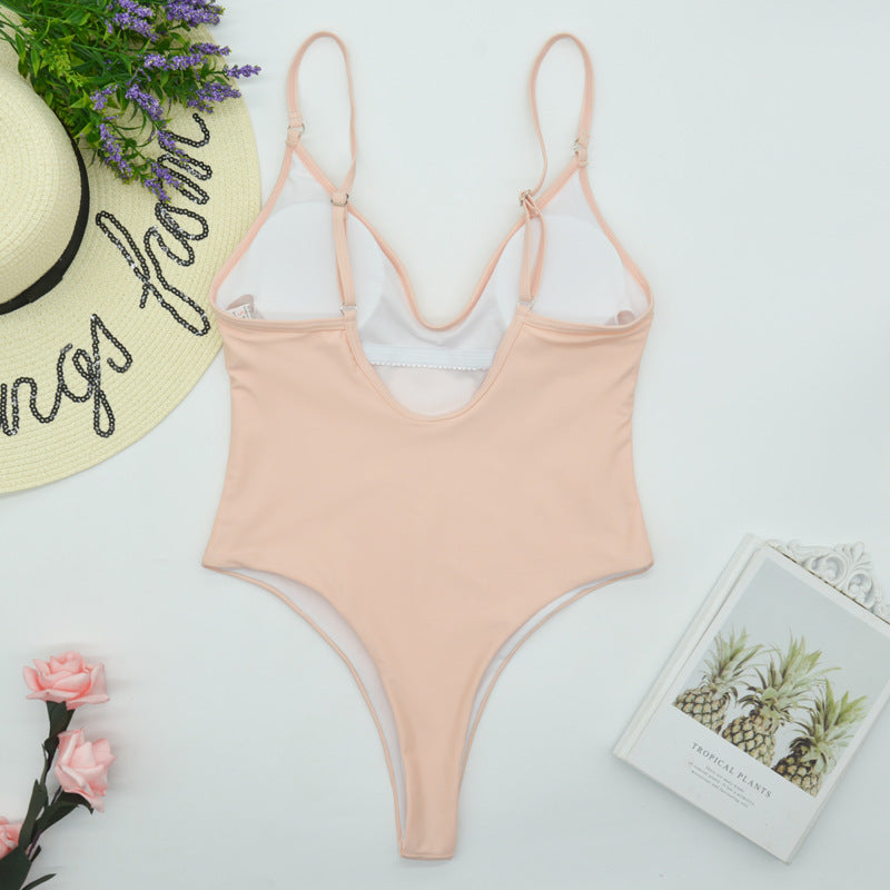Bikini Sexy One-Piece Swimwear Women Conservative Nylon Xingcheng Swimsuit