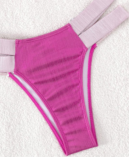 Swimwear Split Bikini Push Up High Waist Three Point Sexy Bikini Swimsuit