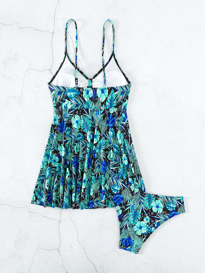 Swimwear Split Women Dress Sexy Suspender Briefs African Swimsuit