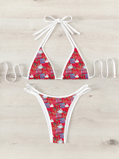 Bikini Swimsuit Women Sexy Halter Bikini Swimsuit