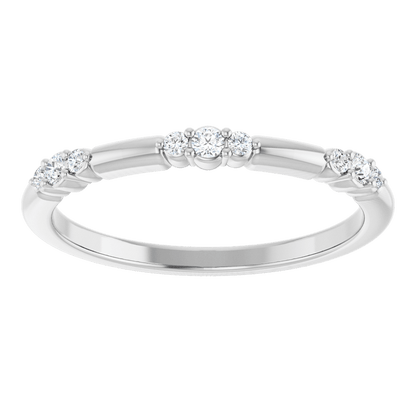 Élise 14K Gold Diamond Stackable Ring