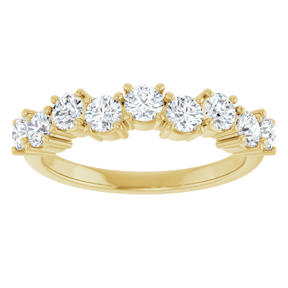 Aurielle 14K Gold Diamond Anniversary Band