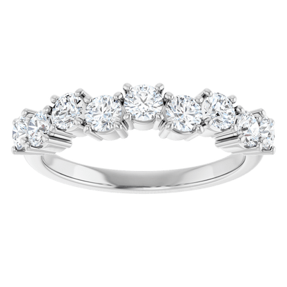Aurielle 14K Gold Diamond Anniversary Band