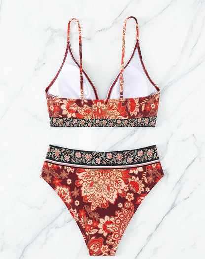 Bikini Small Chest Push Up Split Women Swimsuit Sexy Bikini Swimsuit
