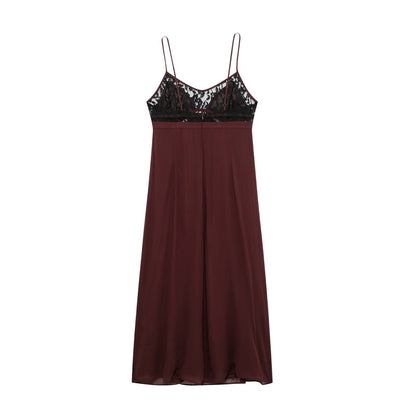 Winter Women Sexy Sexy Lace Decorative Underwear Dress