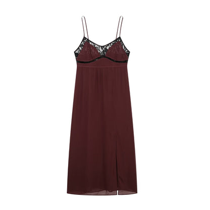 Winter Women Sexy Sexy Lace Decorative Underwear Dress