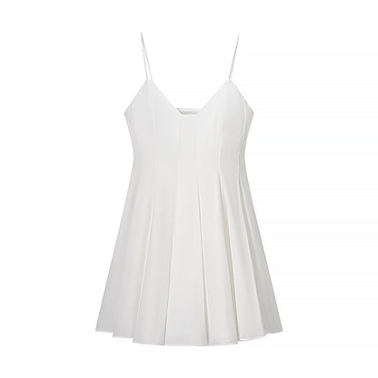 Summer Women Clothing Sexy Young Sexy Wear Waist Trimming Short Sling Dress