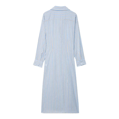 Fall Women Clothing Niche All Matching Slim Fit Slimming Casual Dress