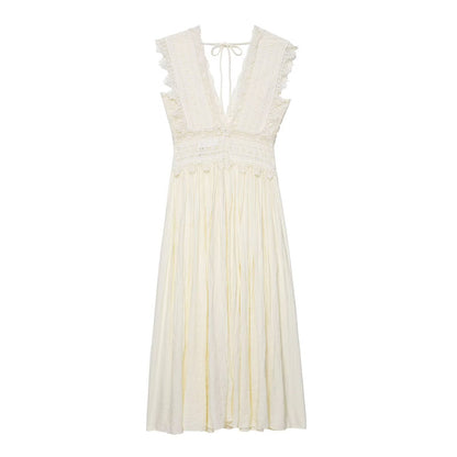 Elegant Women Clothing Lace Strap Dress