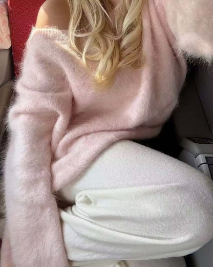 Women Gentle Long Sleeved Loose Sweater