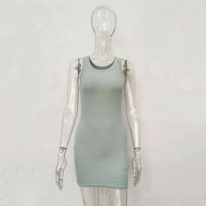 New Spring Summer Fashion Sexy Vest Dress