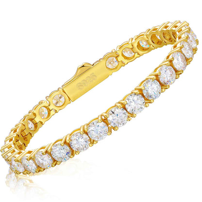 L'Éclat Tennis Bracelet with 5mm Moissanite Stones