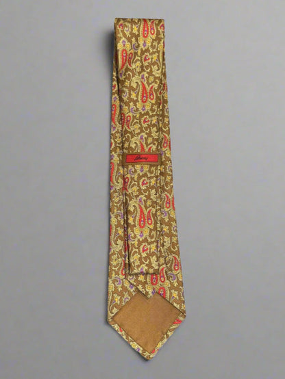 Brioni Paisley Silk Tie