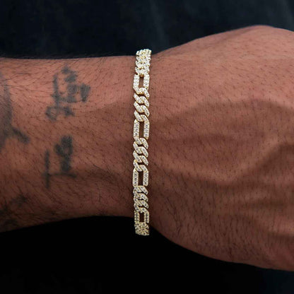 Aurelio Bracelet 6mm – Gold Plated 925 Silver VVS