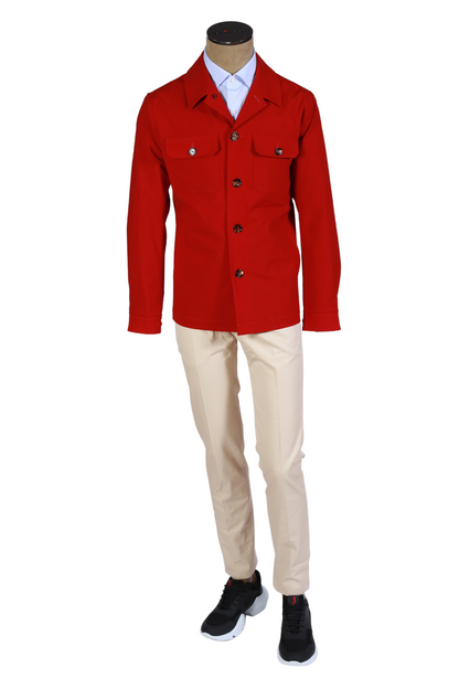Kired by Kiton Solid Polyester-Wool Jacket