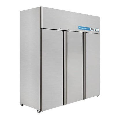 EQCHEN 3 Door 72 Inch Wide Refrigerator Freezer Combo
