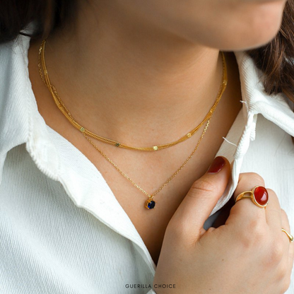 DACEY BLUE NECKLACE