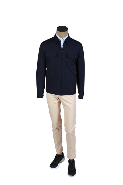 Kired by Kiton Nylon Zip-Up Jacket