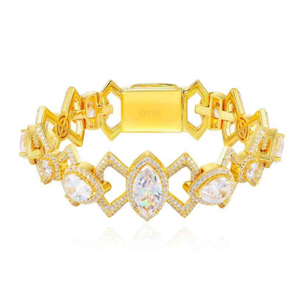 GC Éclat Link Bracelet | 925 Silver VVS Moissanite