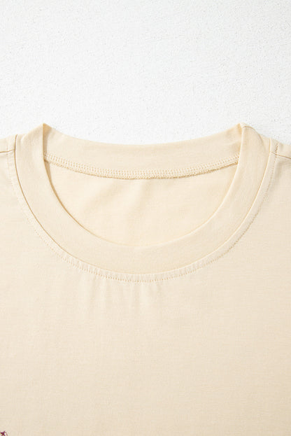Plus Size Western Burro Cactus Crew Neck Tee