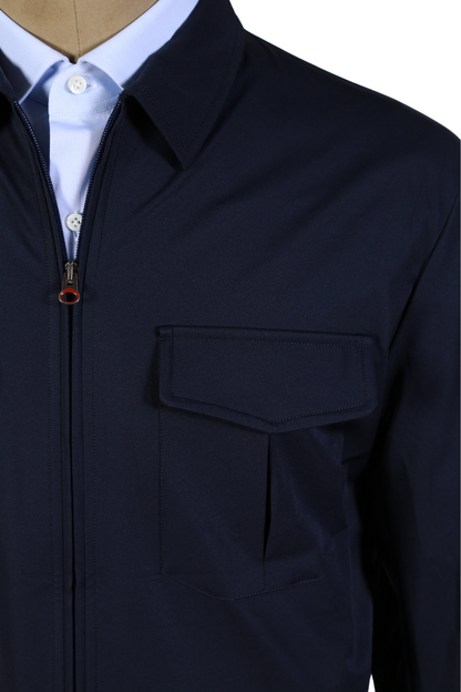 Kired by Kiton Nylon Zip-Up Jacket