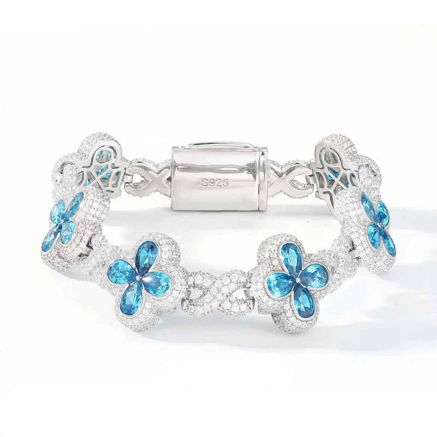 Fleur d’Éternité Moissanite Bracelet White