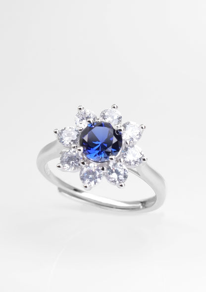 Exquisite Sapphire Ring - Blue Rhyme Starlight