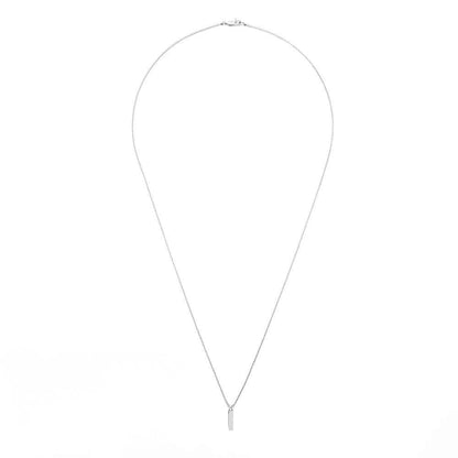Linéaire Minimal Pendant Necklace
