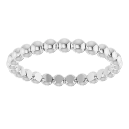 Perle Dorée  Beaded Stackable Ring