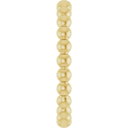 Perle Dorée  Beaded Stackable Ring