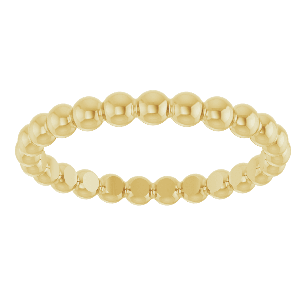 Perle Dorée  Beaded Stackable Ring