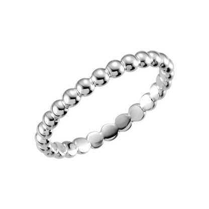Perle Dorée  Beaded Stackable Ring