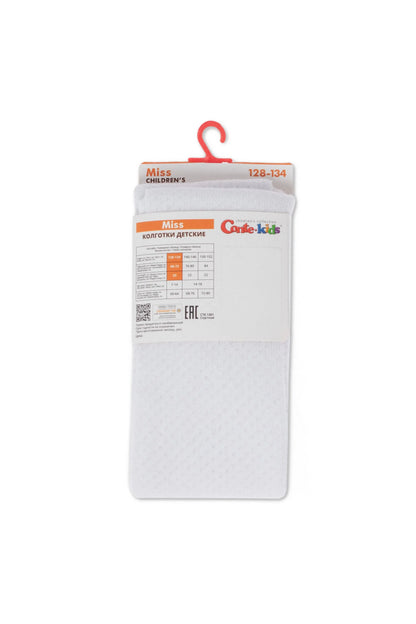 Conte-Kids Cotton Tights Miss 616 - Mesh Pattern