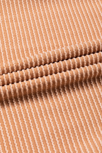 Colorblock Ribbed Long Sleeve Top