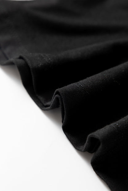 Solid Scoop Neck Long Sleeve Top